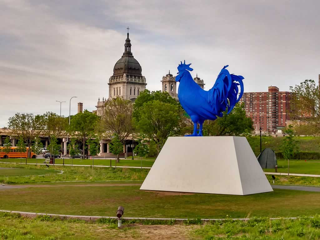 Minneapolis 21 Sculpture Garden Blue Rooster