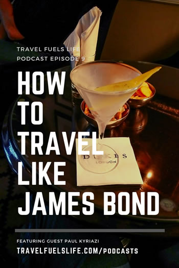 how to travel like james bond